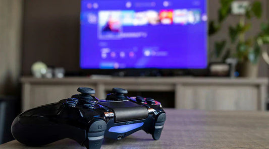 Video game consoles displayed for resale evaluation at PayMore Snellville