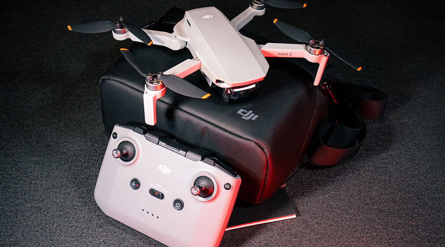 DJI drone displayed for resale evaluation at PayMore Snellville