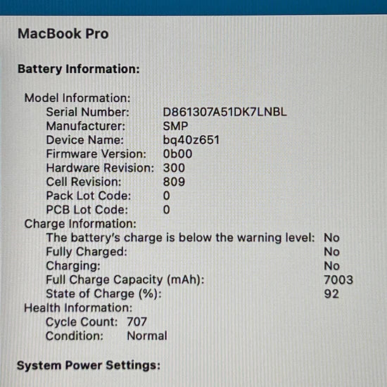 2019 Apple MacBook Pro 16" i9 2.3GHz 64GB RAM 1TB SSD Silver A2141