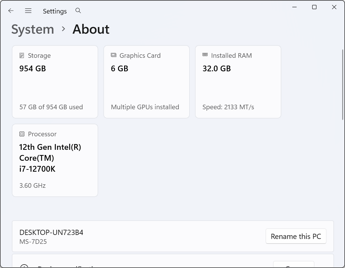 Cougar Custom PC i7-12700KF 3.60GHz 32GB RAM 1TB SSD ASUS GeForce RTX 2070