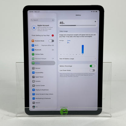 Factory Unlocked Apple iPad Air 4th Gen 64GB Space Gray MYHX2LL/A