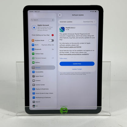 Factory Unlocked Apple iPad Air 4th Gen 64GB Space Gray MYHX2LL/A