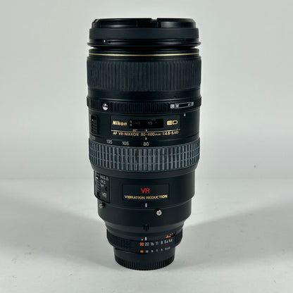 Nikon AF VR-NIKKOR 80-400mm f/4.5-5.6 VR Zoom Lens F