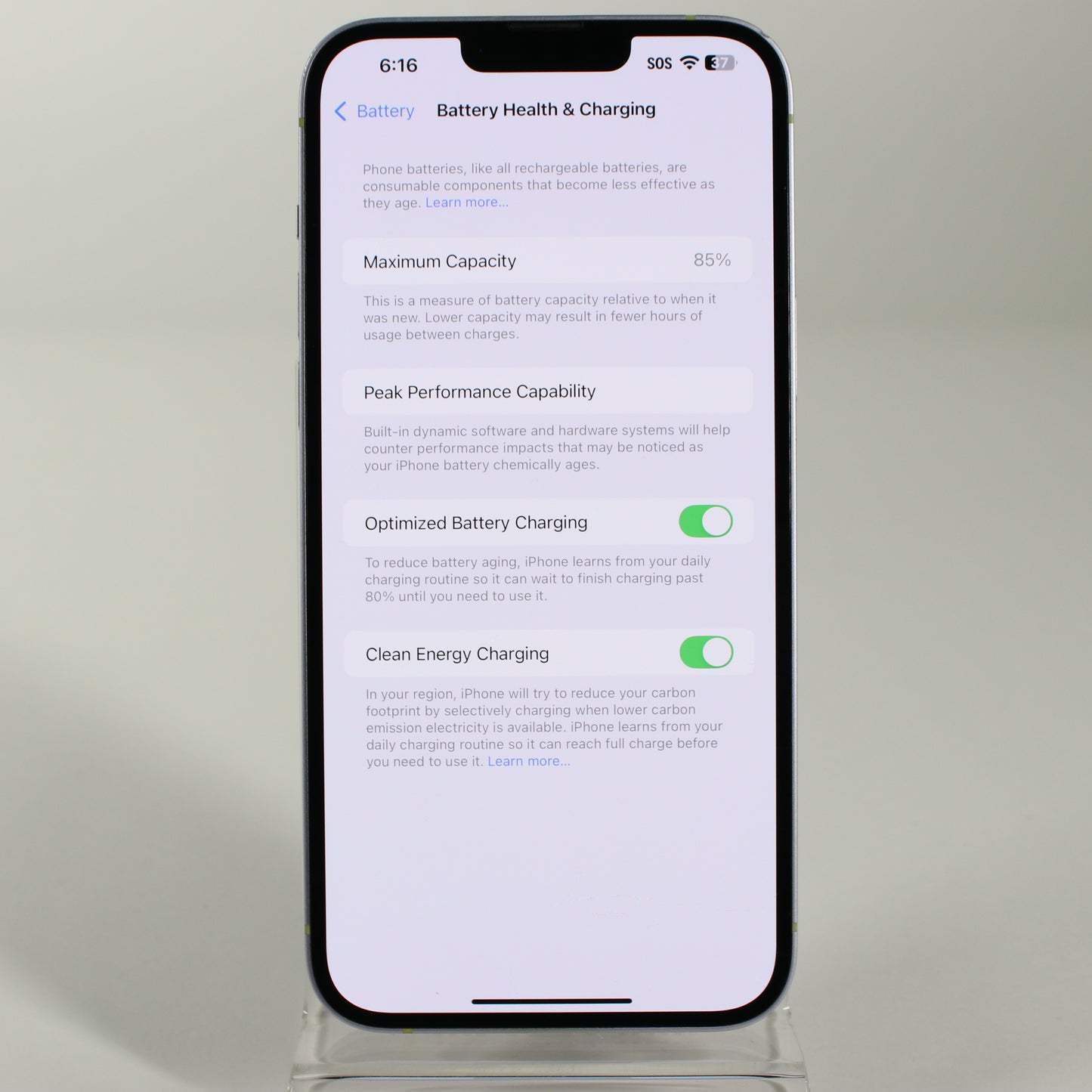 Unlocked Apple iPhone 14 Plus 128GB 18.2 Purple MQ3U3LL/A