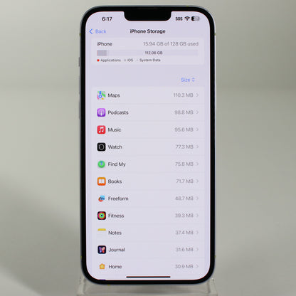 Unlocked Apple iPhone 14 Plus 128GB 18.2 Purple MQ3U3LL/A