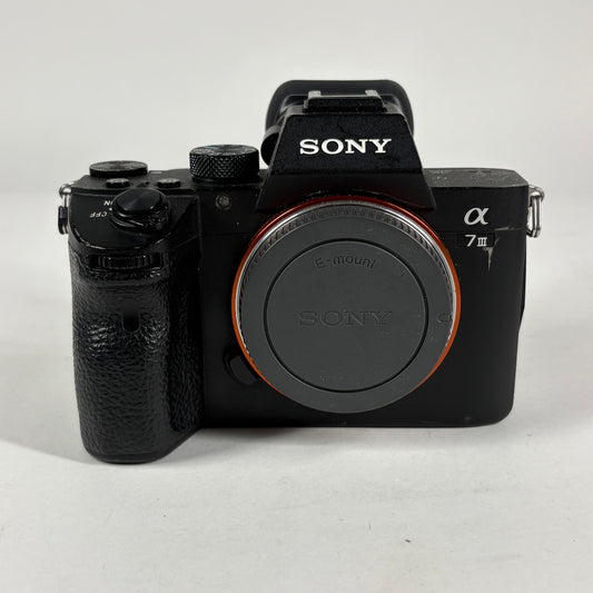 Sony Alpha 7 III 24.2MP Full-Frame Mirrorless Digital Camera Body Only No Door