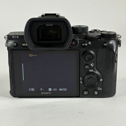Sony Alpha 7 III 24.2MP Full-Frame Mirrorless Digital Camera Body Only No Door