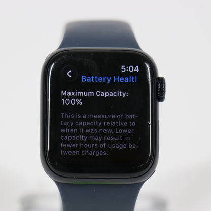 GPS Only Apple Watch SE 3 40MM Midnight Aluminum Midnight Sport Band MEP94LW/A