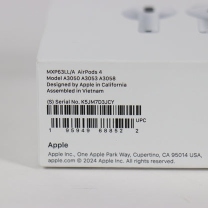New Apple AirPods 4th Gen ANC with MagSafe Charging Case A3053 A3058 A3050