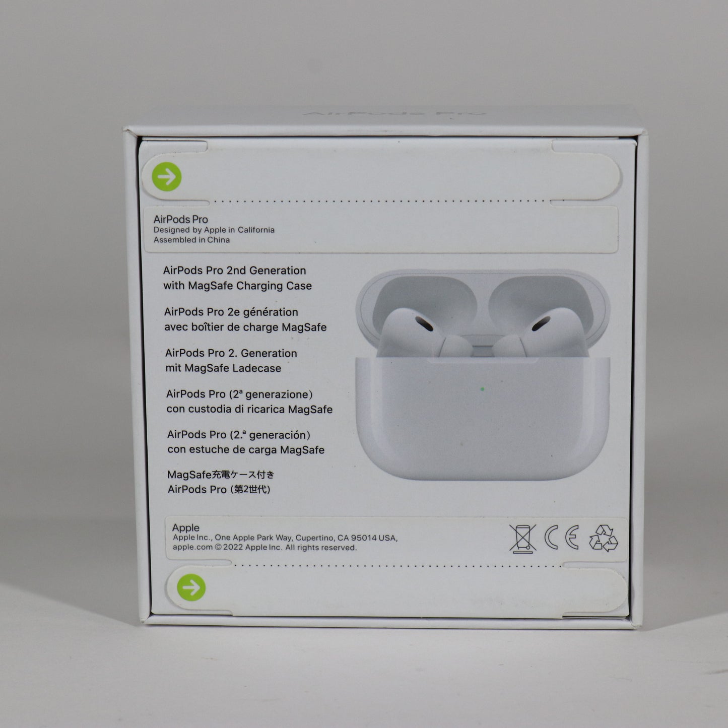 New Apple AirPods Pro 2nd Gen with MagSafe Charging Case MQD83AM/A