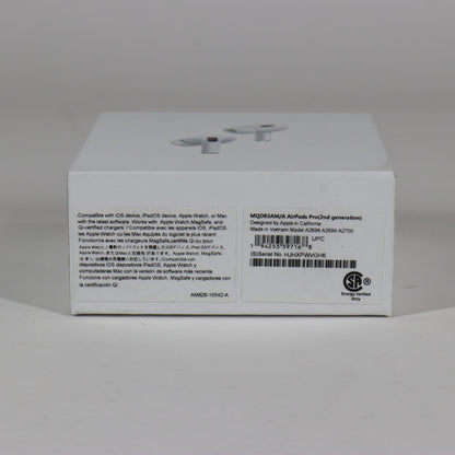 New Apple AirPods Pro 2nd Gen with MagSafe Charging Case MQD83AM/A
