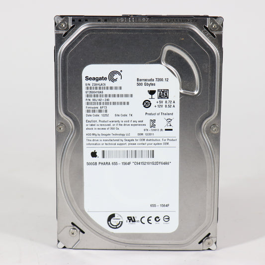 Seagate 2.5" Barracuda 500GB SATA II HDD ST35000418S