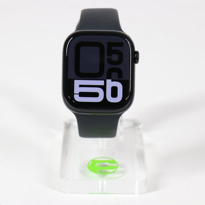 GPS Only Apple Watch Series 10 46MM Jet Black Aluminum Sport Band MWWQ3LW/A