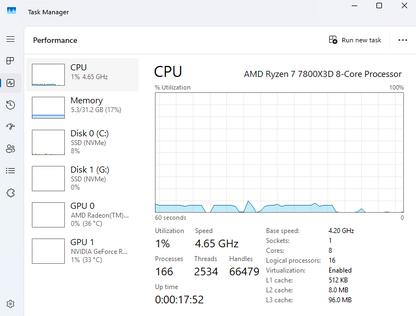 BEQUIET Custom PC RYZEN 7 7800 S3D 5.0GHz 32GB RAM 1TB SSD GeForce RTX 4070